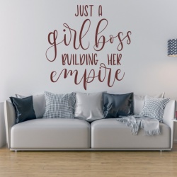 Sticker Just a girl boss