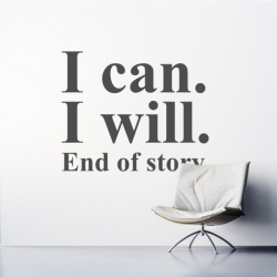 I can I will end