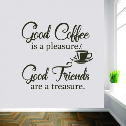 Sticker De Perete Good Coffee - Good Friends