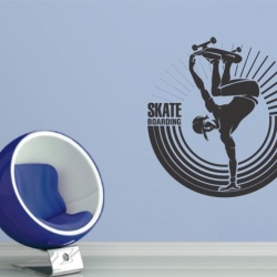 Sticker de Perete Skater