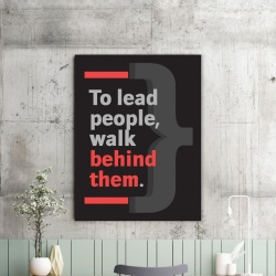 Tablou motivational - To lead people