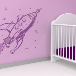 Decor pentru copii Racheta