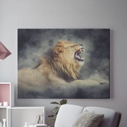 Raging lion