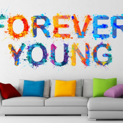 Sticker De Perete Forever Young