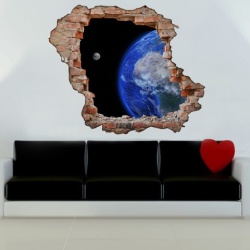 Sticker De Perete Vedere Catre Spatiu