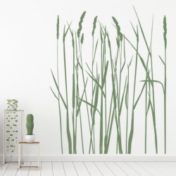 Sticker Long Grass Flowers
