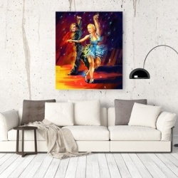 Tablou canvas efect pictura - Dans salsa - OFERTA SPECIALA - 50x70cm