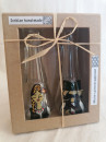 Čokanj Set br. 1 "Devojka i Gedža" - ručno oslikani fraklići