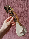 SUVENIR - Guslice - tamnije - dužina 30 cm - Motiv Kapela na Lovćenu