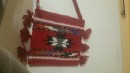 Veća torba na rame CRVENA - Ručno tkana - 30x30cm