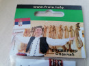 Opančić Bukmarker - dužine 4cm - UPAKOVANO - (i sa engleskim tekstom)