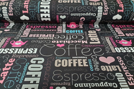 mebl stof coffe black