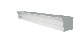 PVC-E Garnišna sa maskom bela 2,5m