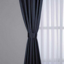 Draper saten teget tamni 4577