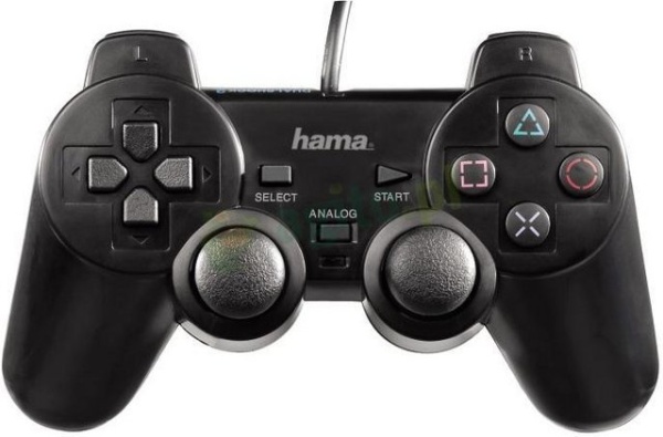 Hama BlackForce USB Gamepad (dual analog stick 360°, dual vibration)