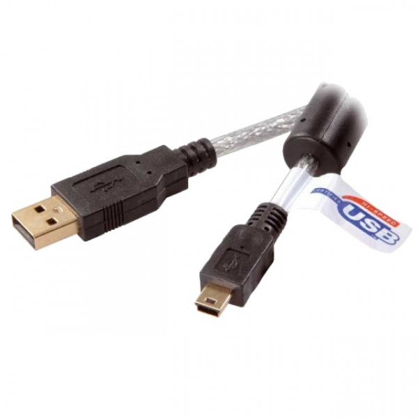 Vivanco High-Grade USB 2.0 to USB Mini B Connection Cable 3m