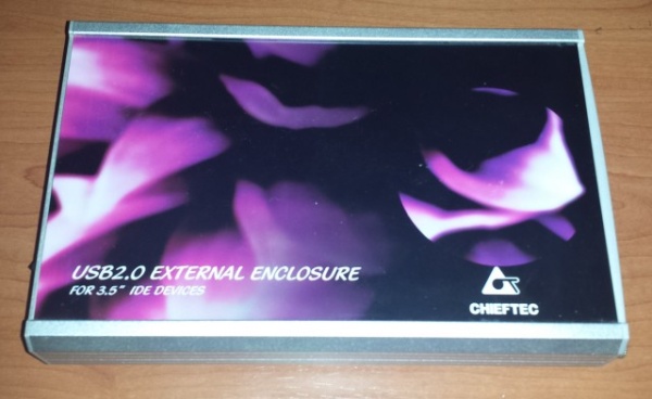 Chieftec USB 2.0 External Aluminium Enclosure For 3.5" IDE Devices