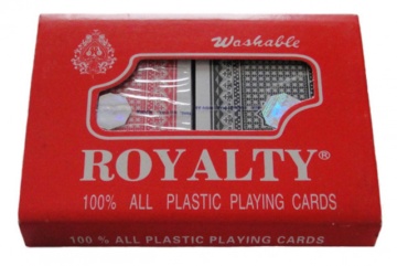 2 x ROYAL 100% Plastic Washable Playing Cards (100% Plastične, Perive, Karte Za Igru, 2 Špila)