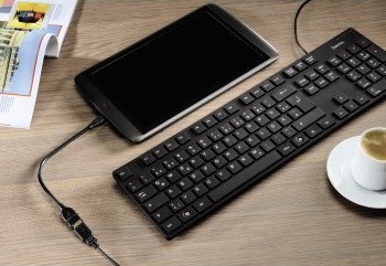 Hama USB 2.0 Micro 5-pin to USB Female OTG Data Host Cable (za mobilni telefon/tablet)