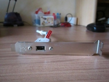 Rear Bracket 1 x 1394 (FireWire, 6-Pin)
