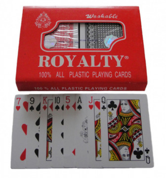 2 x ROYAL 100% Plastic Washable Playing Cards (100% Plastične, Perive, Karte Za Igru, 2 Špila)