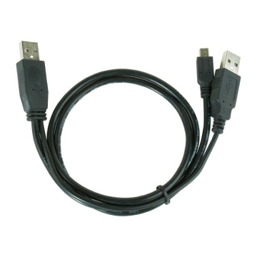 Gembird Mini USB Y-Cable 90cm