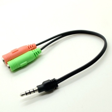 3.5mm Audio Splitter Cable Adapter Male to Dual Female (Kombinovani audio ulaz za mikrofon i slušalice)