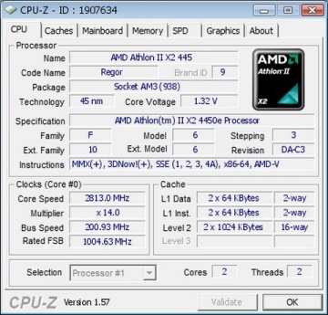 AMD Sempron 145 2.8GHz 1MB AM3 (Otključava se u Athlon II X2 4450e)