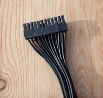 Dual PSU 24 Pin ATX Extension Splitter Cable (30cm)