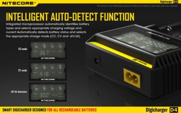 Nitecore Digicharger D4 (Inteligentni digitalni punjač za sve tipove baterija)