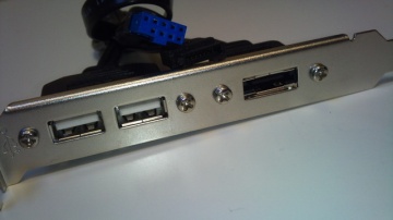 ASUS Dual USB + eSATA Port Bracket (USB + eSATA portovi na zadnjoj strani kućišta)