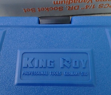 KingRoy Germany - Profesionalni komplet 1/4" gedora iz 19 delova u koferu