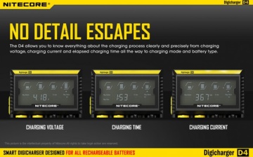 Nitecore Digicharger D4 (Inteligentni digitalni punjač za sve tipove baterija)