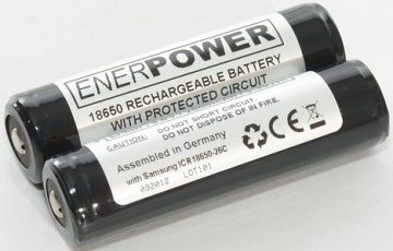 Enerpower 2600mAh 18650 Li-Ion PCB Protected