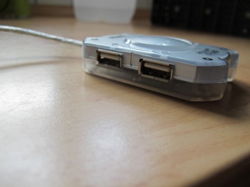 Hama 4-port Portable USB Hub 1:4 (silver, 4 x USB)
