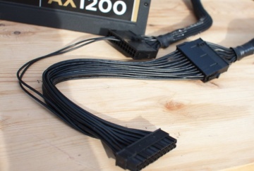 Dual PSU 24 Pin ATX Extension Splitter Cable (30cm)