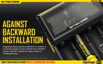 Nitecore Digicharger D4 (Inteligentni digitalni punjač za sve tipove baterija)