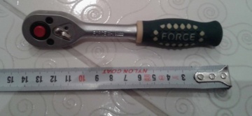 FORCE Professional Hand Tools - Profesionalna 1/4" krckalica sa gumiranom drškom