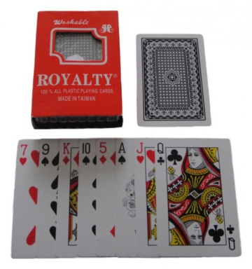 ROYAL 100% Plastic Washable Playing Cards (100% Plastične, Perive, Karte Za Igru)