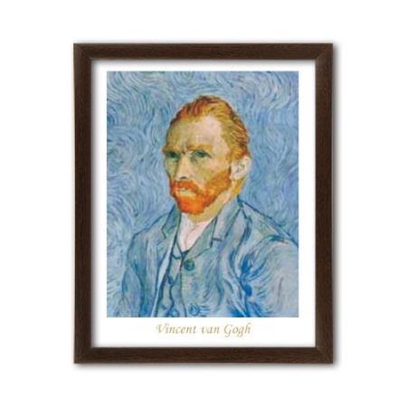 Self-portrait, Vincent Van Gogh, uramljena slika 40x50cm