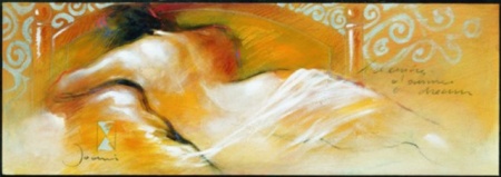 Joanin, uramljena slika 35x100cm