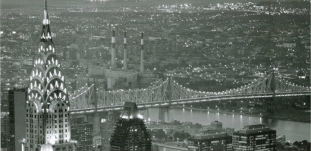Chrysler building NY, uramljena slika 50x100cm