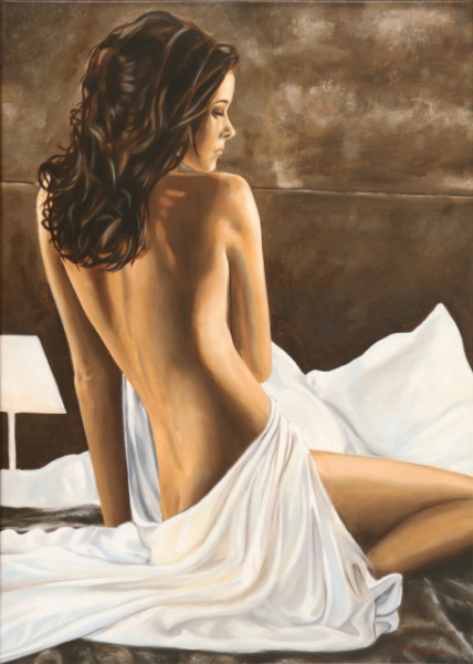 Sophie, uramljena slika 40x50cm i 60x80cm
