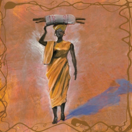 Abdalla, uramljena slika 50x50 cm