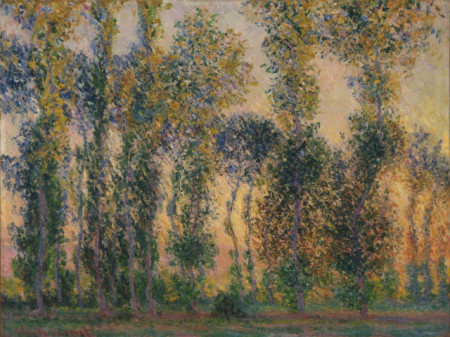 Claude Monet, Poplars At Giverny (1888.), uramljena slika 50x70cm