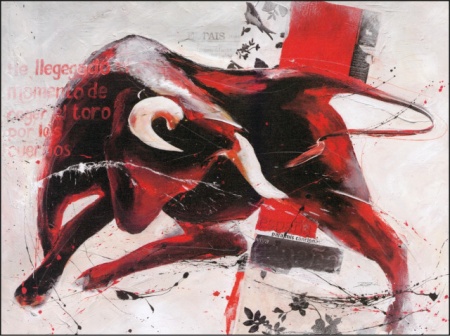Toro Espana, uramljena slika 60x80cm