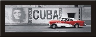 Kuba Mural, uramljena slika 35 x 100 cm