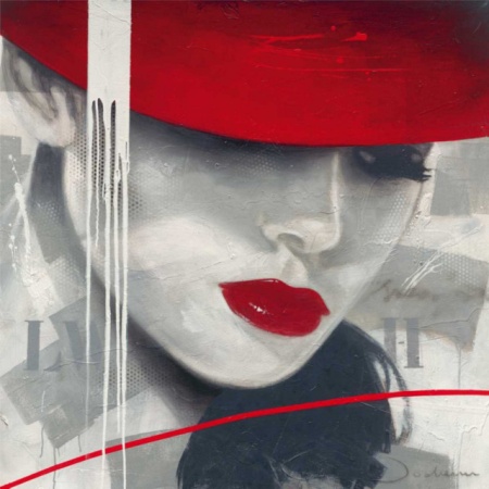 Olivia, uramljena slika 70x70cm