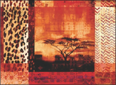 Sahara 2, uramljena slika 60x80cm