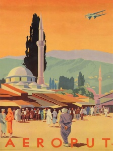 Aeroput, stari poster, dimenzije 30x40cm i 40x50cm